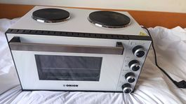 Kompakte Miniküche (Ofen + Kochplatten)