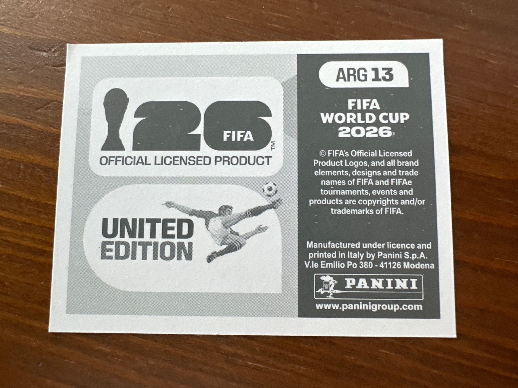 Panini Sammelbilder & Trading cards: Panini ARG 13 FIFA World Cup 2026 – Neu und originalverpackt aus Würenlos von gtvlady_82 1