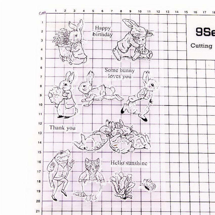 Stempel: Neues Set Motivstempel  Hasen / Tierli – Neu und originalverpackt aus Effretikon von wenuss 2