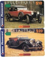 2 Telefonkarten Australien Oldtimer Auto