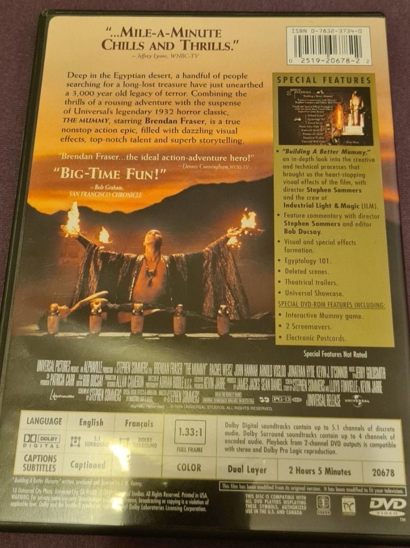 Tutti i DVDs: The Mummy Collector's Edition – Usato da Oberkirch LU venduto da ThE_CoLLecTor666 1