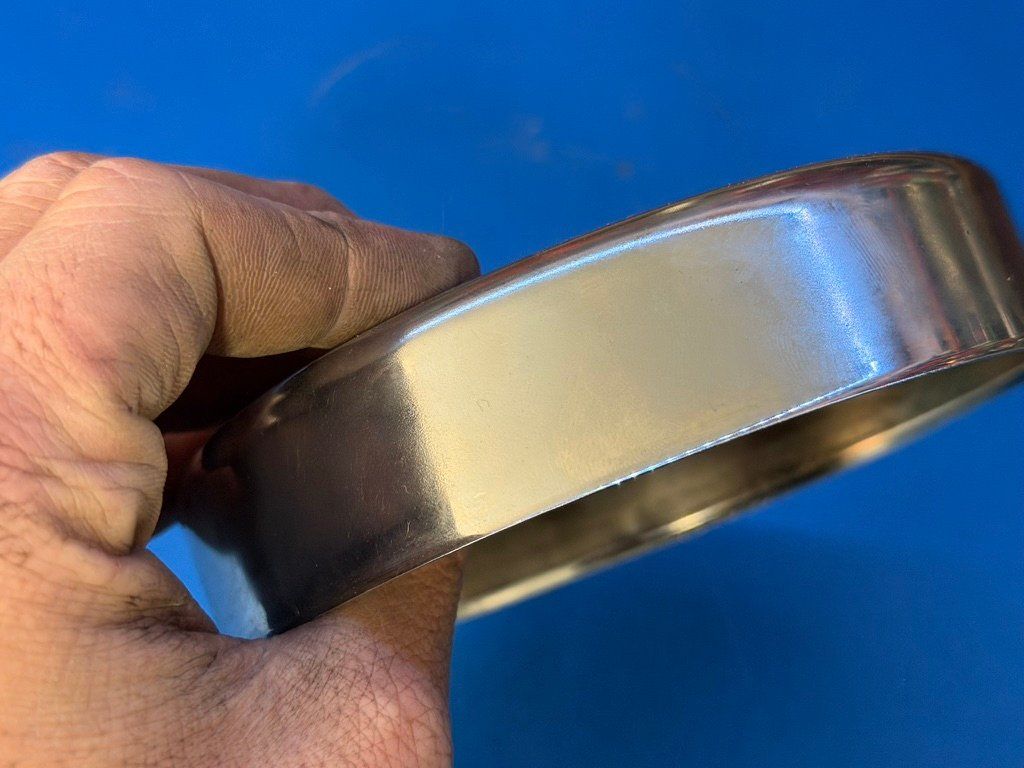 Pièces pour mobylette: Polradabdeckung Sachs Breitwand Chrom – D'occasion à Bolken par si.x.las 4