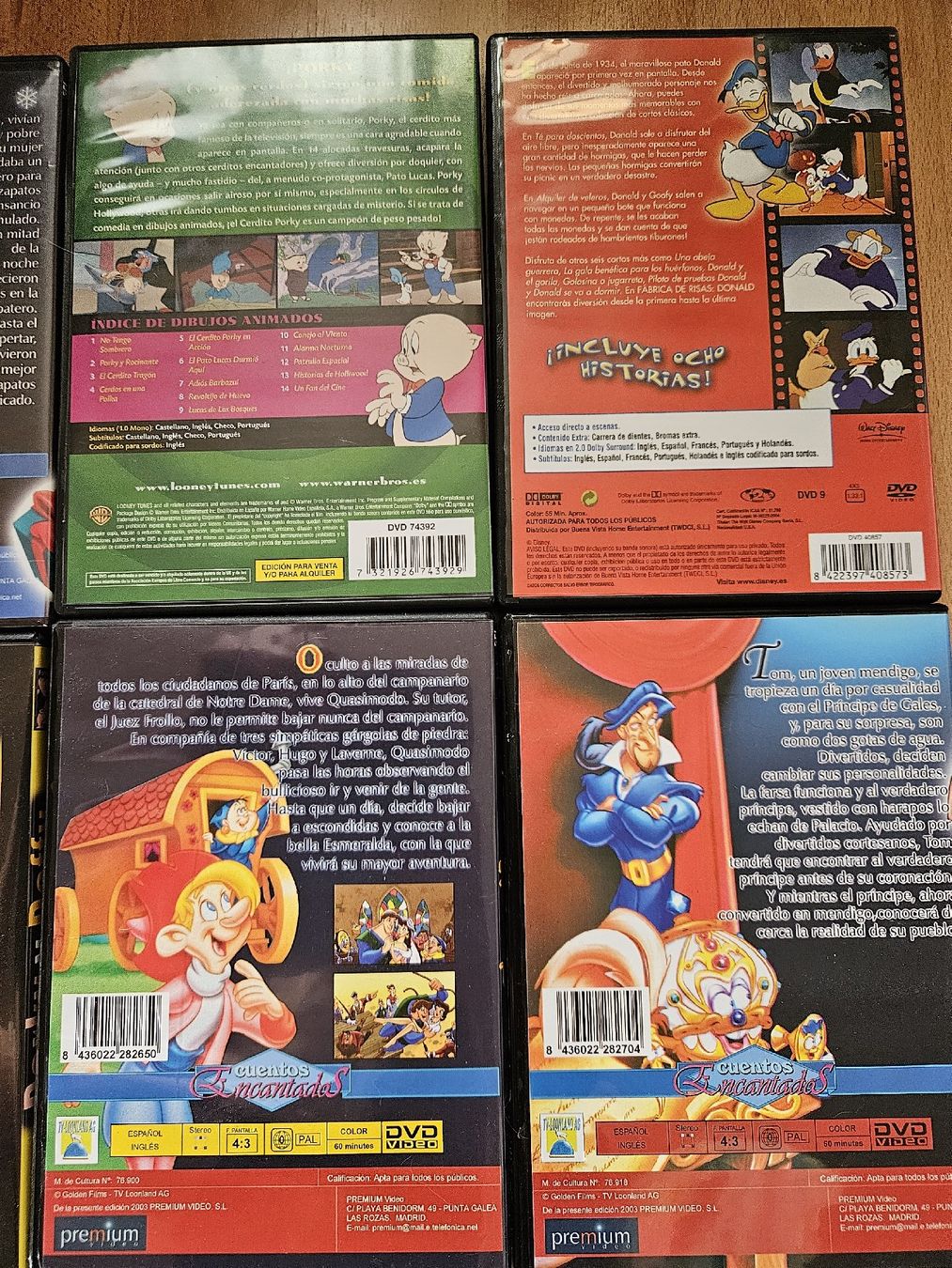 Tutti i DVDs: 8 DVD, Trickfilme auf Spanisch – Usato da Ebikon venduto da SecondChance_byM 3