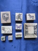 Stempel,Pferde,Tiere,9 Stück,Stampa Rosa