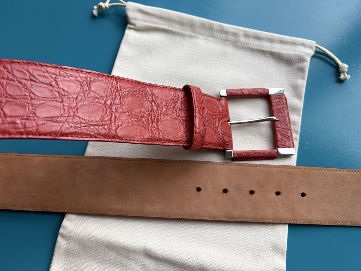 Loro Piana Cinture: Lori Piana croco leather belt 75cm – Usato da Zürich venduto da nat_k 2