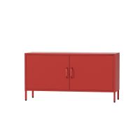 TV-Schrank Lowboard - Glitzernd ROT - 115x59,5x40cm