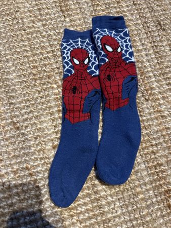 Coole Spider-Man Knie-Socke, Grösse 20-23