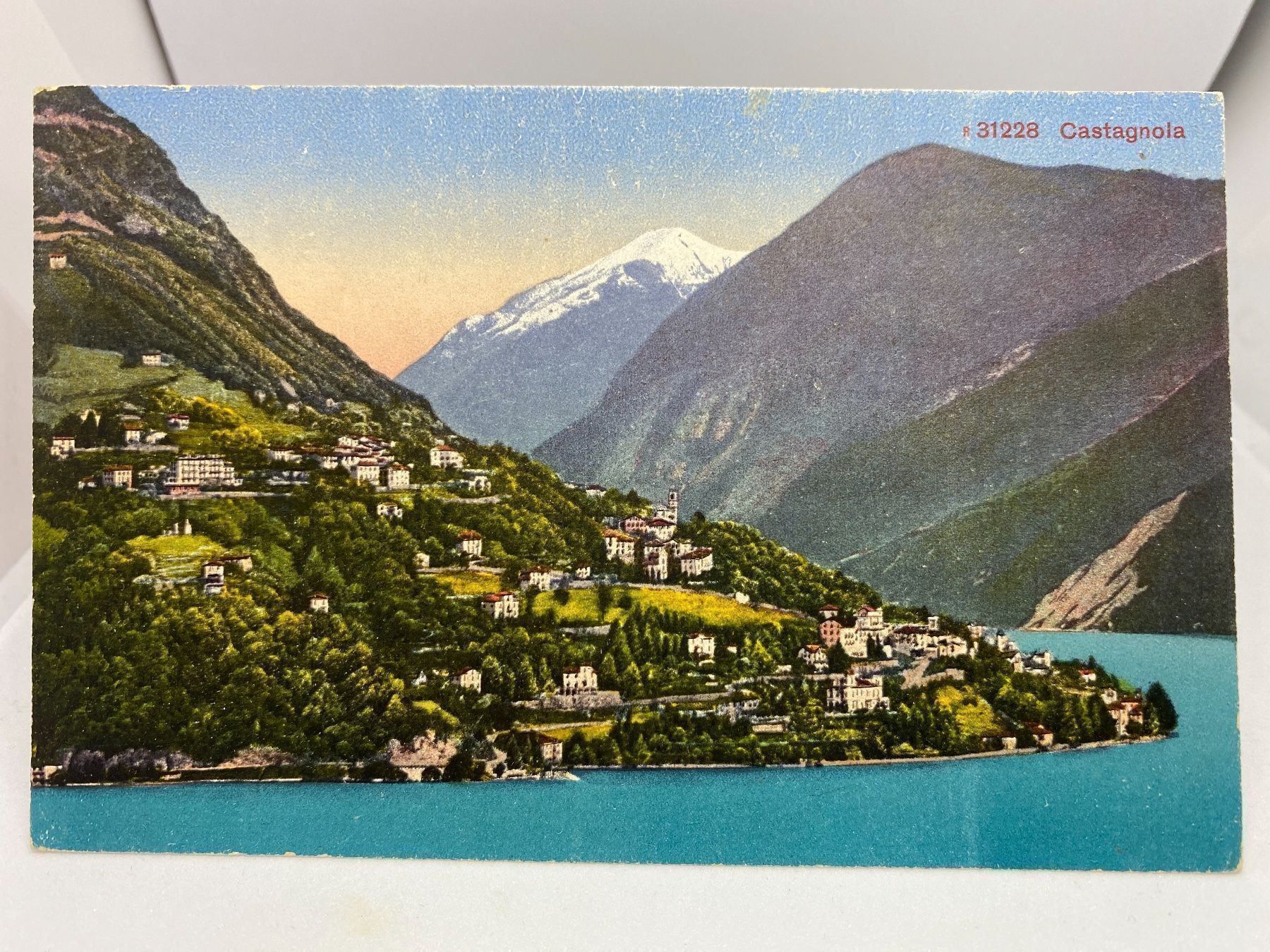 Ansichtskarten: Alte AK Castagnola TI – Gebraucht aus Herisau von Fissore