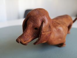 DERU GERMANY LEDER HUND DACKEL 60ER J.