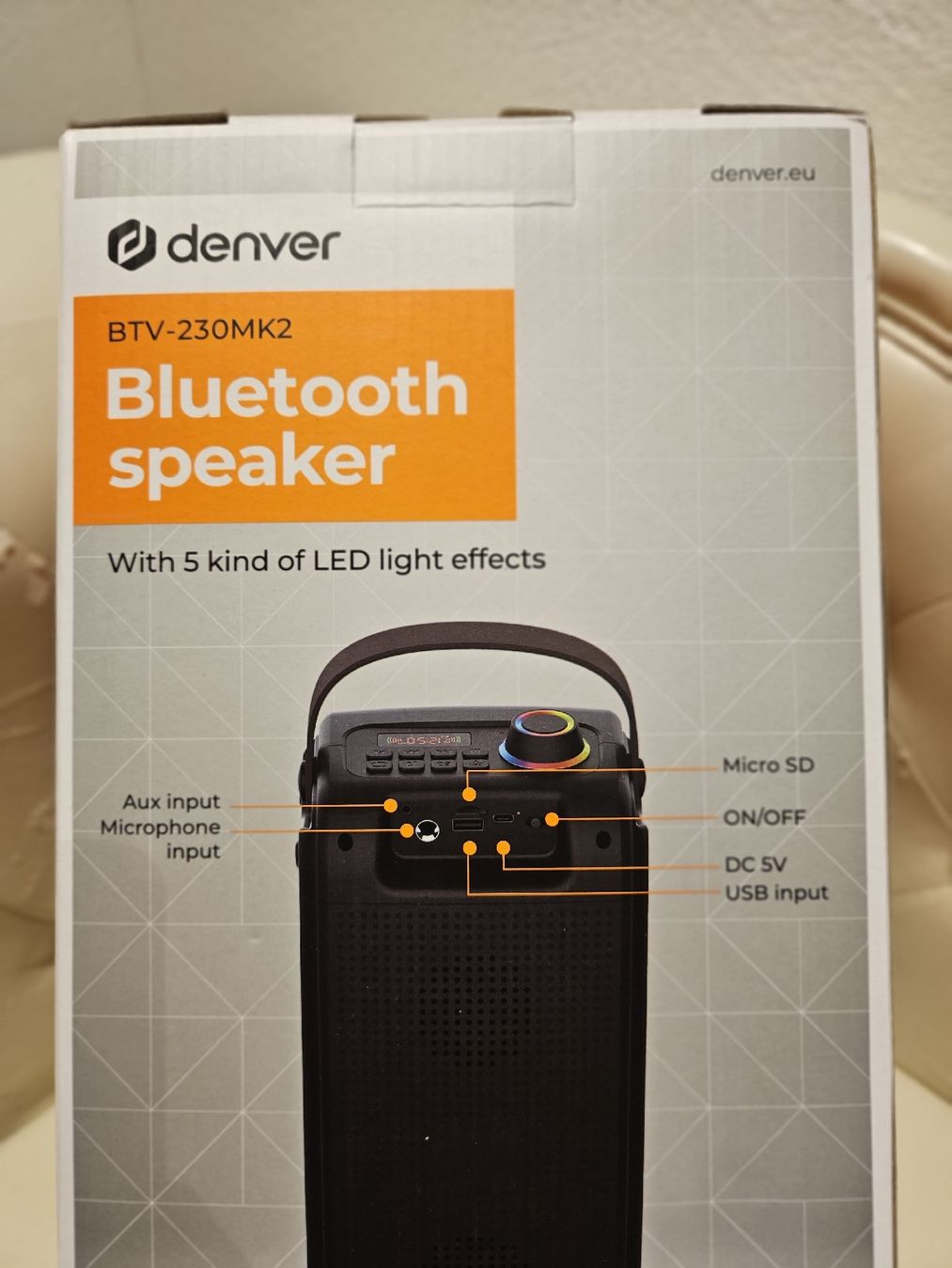 Casse acustiche: Denver BTV-230MK2 Bluetooth Speaker - Top Preis! – Nuovo e nell'imballaggio originale da Matzingen venduto da seme_products 3