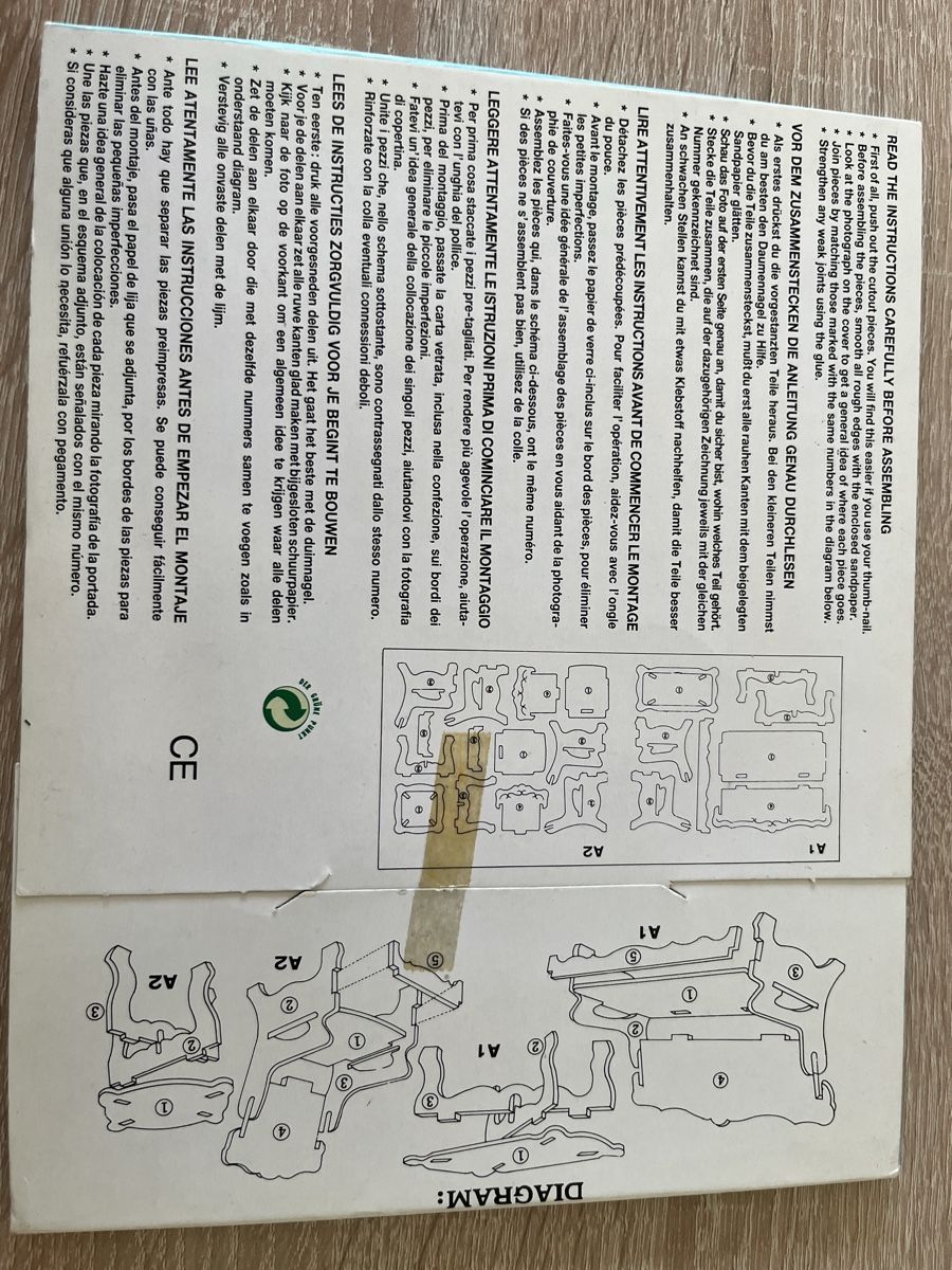 Kit bricolage: Holz-Bastelsets Möbel – Nuovo e nell'imballaggio originale da Glarus venduto da Kathrin-1988 2