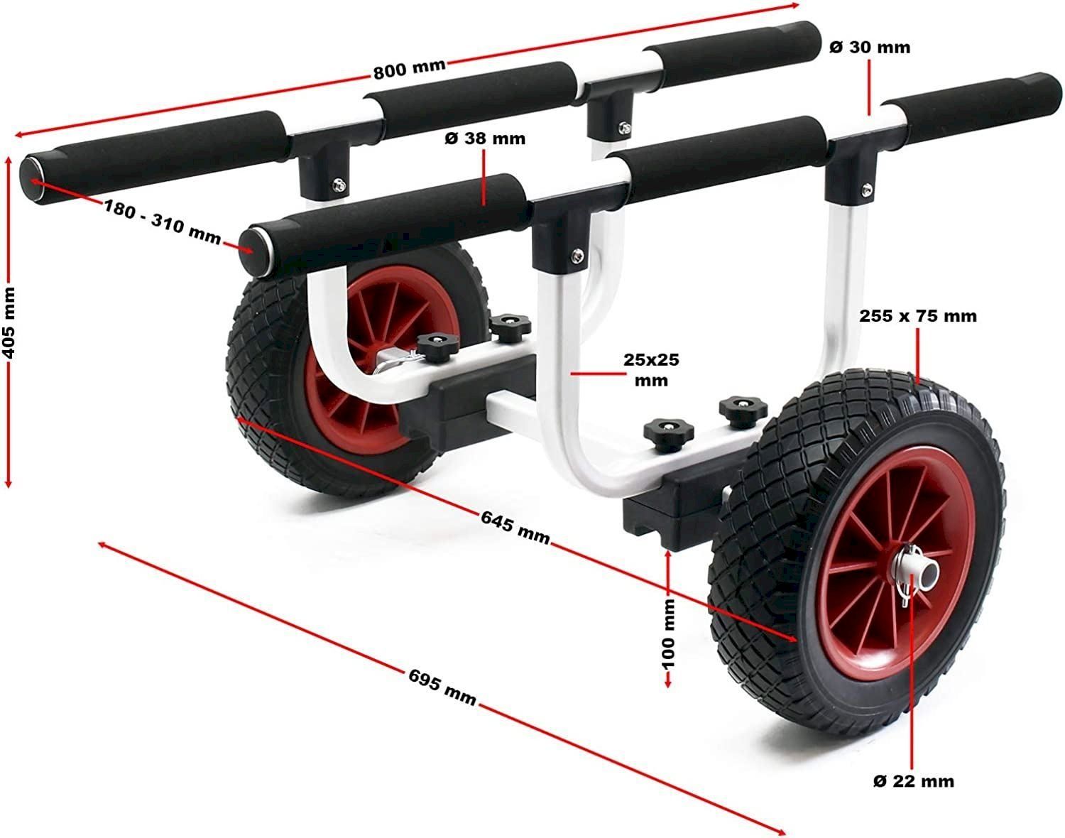 Surfen: WilTec Alu Transportwagen 90kg – Neu und originalverpackt aus Bottighofen von zaap 1