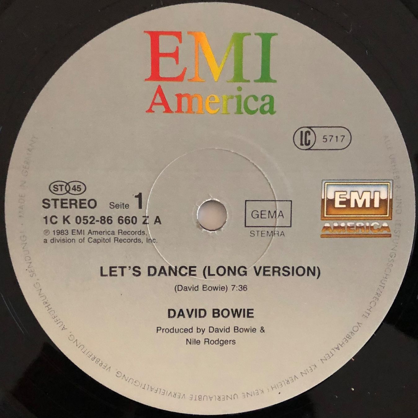 Dischi in vinile: DAVID BOWIE - LET'S DANCE – Usato da Poliez-Pittet venduto da Newtown-Records 1