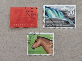 Schweiz 2003 – ZNr 1080–1082 – Ersttagsstempel 