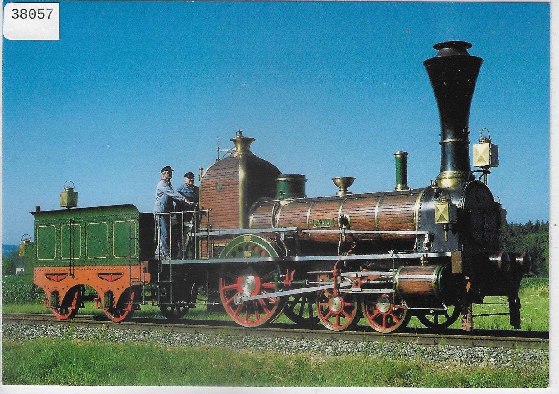 Cartoline postali: SBB CFF FFS - I/11 D 1/3 "Limmat" – Usato da Ettingen venduto da Kartenplanet