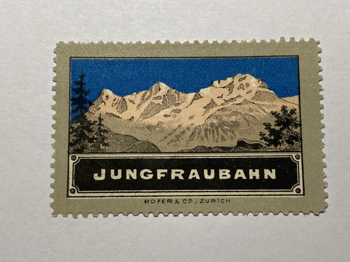 Alle Briefmarken: Jungfraubahn, Hofer & Co., Zürich – Gebraucht aus Küssnacht a. Rigi von Unique-Valuable