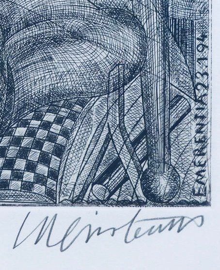 Grafica & Litografie: Bernhard Luginbühl, Radierung – Usato da Einsiedeln venduto da artgallery59