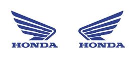 Honda Aufkleber links-rechts blau (Art. 5221)