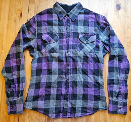 Hemd FSBN Fishbone Grösse L Slim fit karo