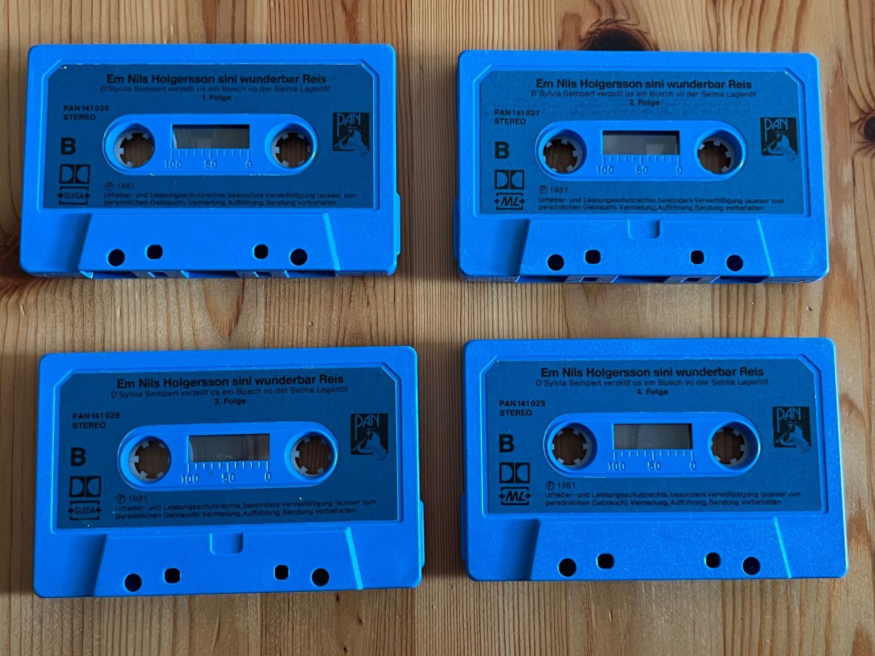 Musicassette: Nils Holgersson Kassette Folge 1-4 – Usato da Zürich venduto da Gurkis 7