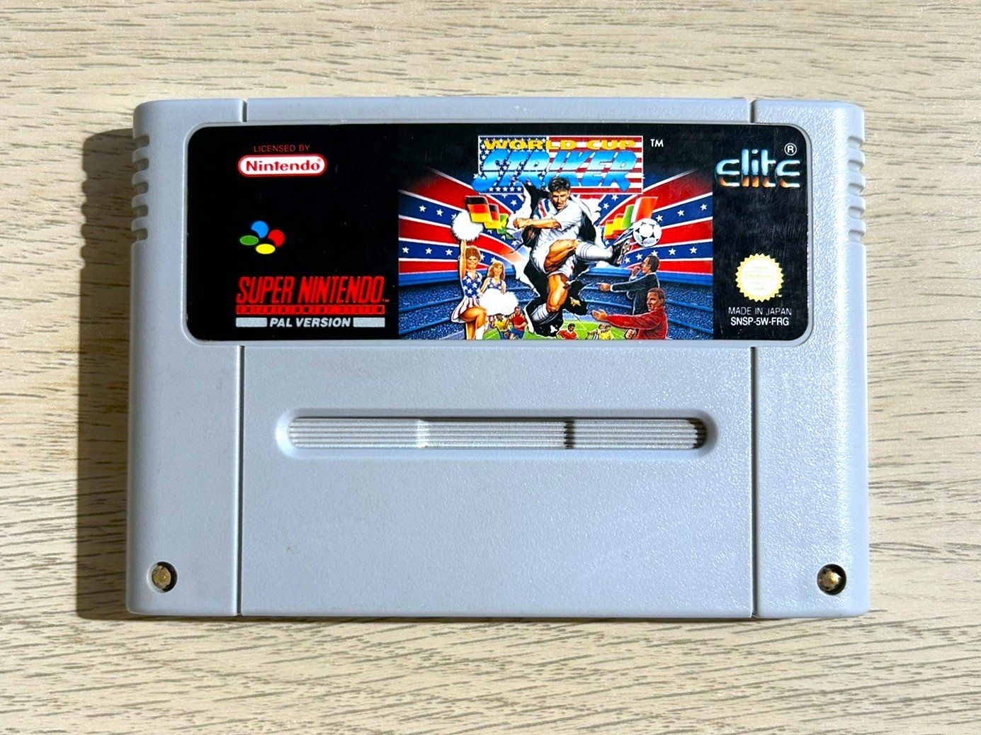 Nintendo Giochi: World Cup Striker SNES – Usato da St. Gallen venduto da Alpine.Arcade