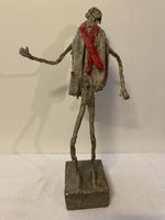 Skulptur Figur Statue Deko Mann Unikat Kunst Figur
