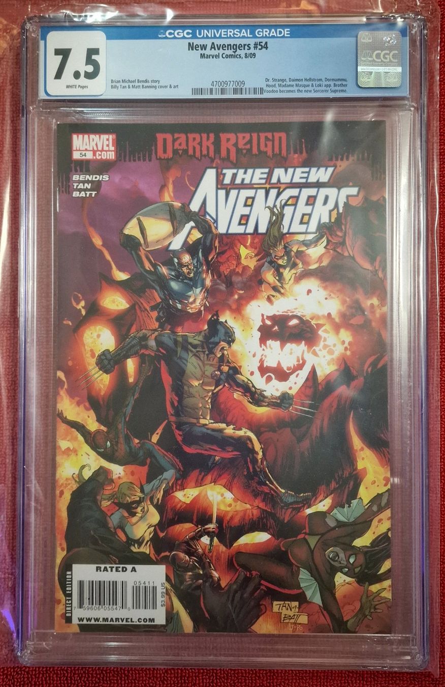 Comics: The New Avengers #54, 2009, CGC Grading 7.5 – Gebraucht aus Basel von phi_8xhm