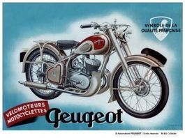 Blechschild PEUGEOT MOTORRAD