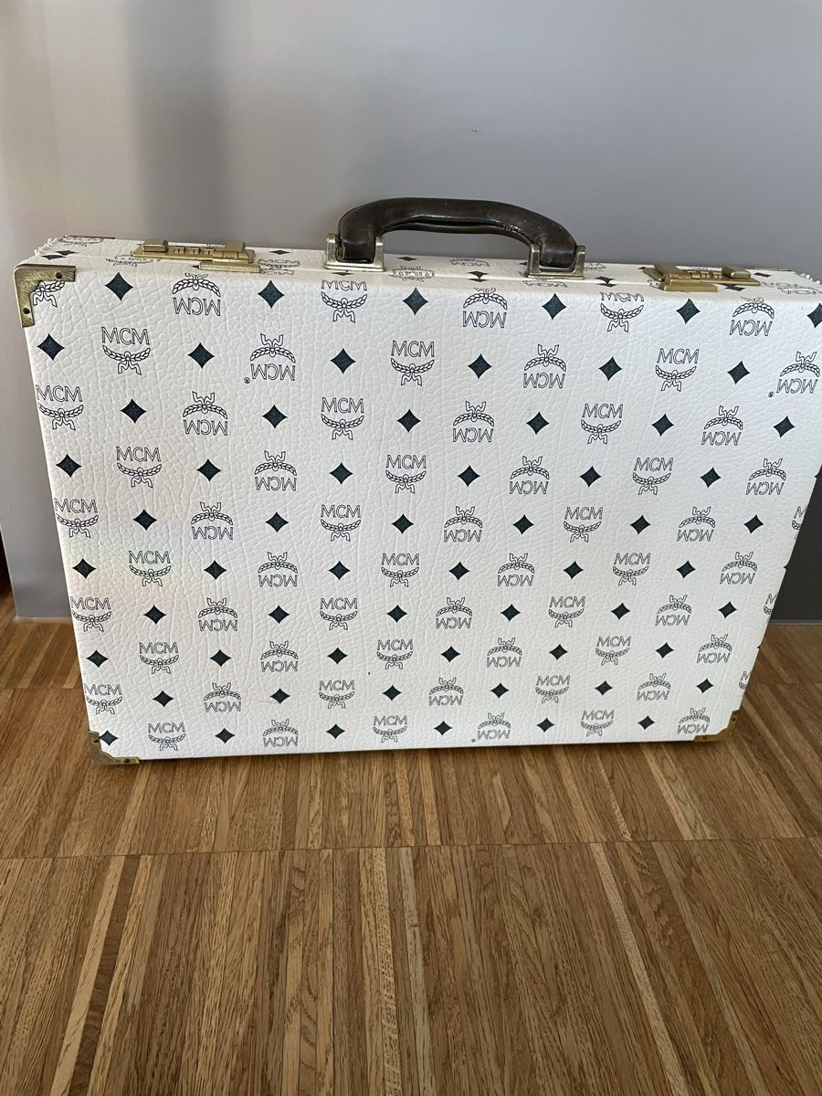 Mcm Koffer & Taschen: Aktenkoffer MCM weiss Monogramm  – Gebraucht aus Baar von sabisun66 1
