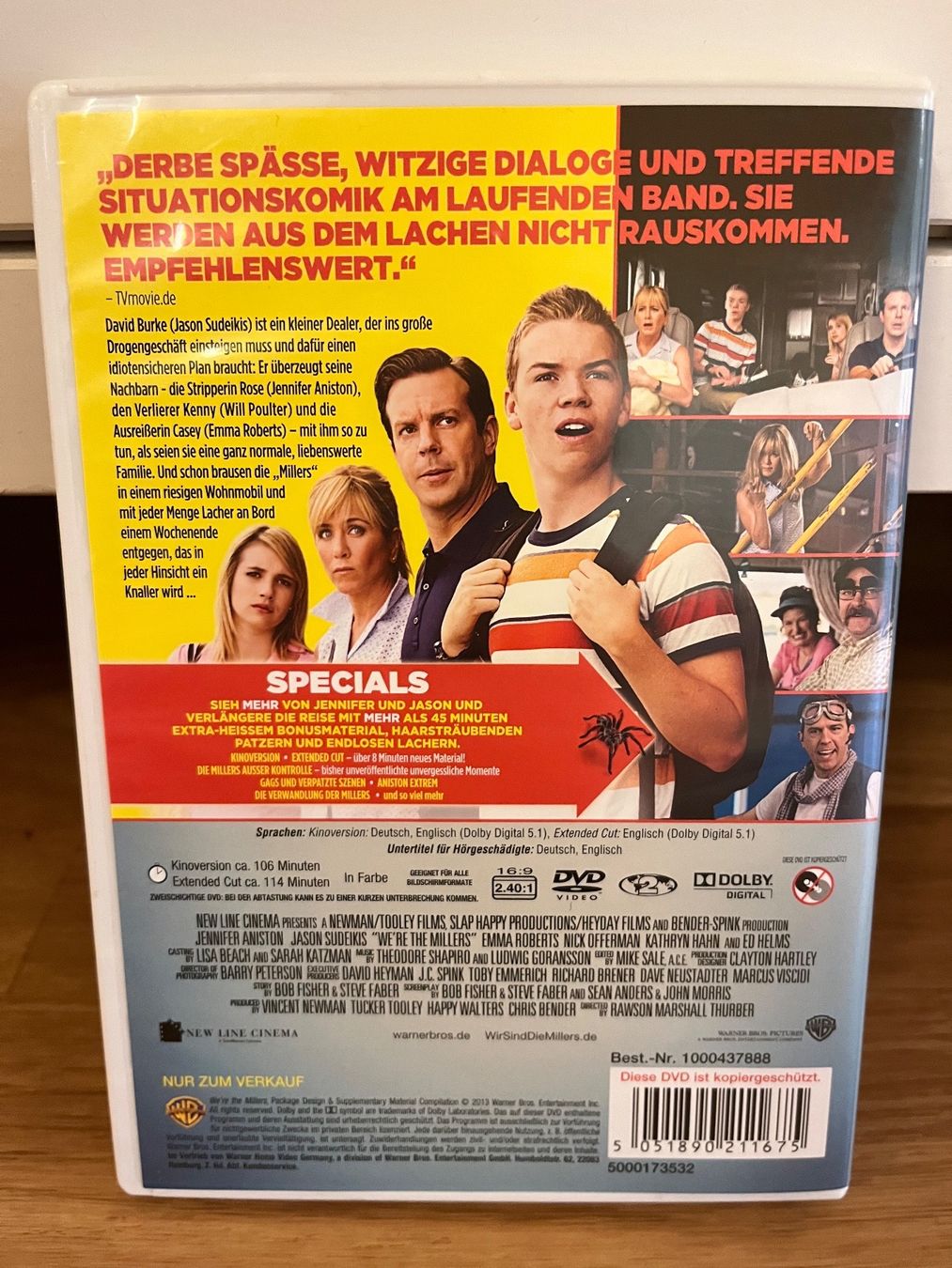 Tutti i DVDs: Wir sind die Millers – Usato da Lauenen b. Gstaad venduto da Nagi1 1