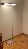 Stehleuchte modern grau Metall guter Zustand