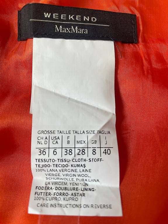 Jupes: Jupe en Laine Max Mara Weekend Orange – D'occasion à Lausanne par nan_mj5q 2