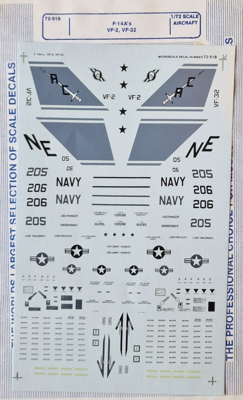 Sticker: Original Microscale Decal Set  Aviatik F-14  1/72 – Usato da Duggingen venduto da hammbe