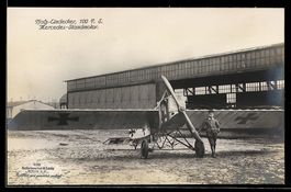 Foto-AK Sanke: Pfalz-Eindecker mit Eiser