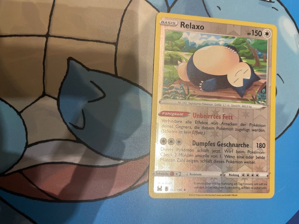 Relaxo Reverse Holo Verlorener Ursprung Snorlax Kaufen Auf Ricardo