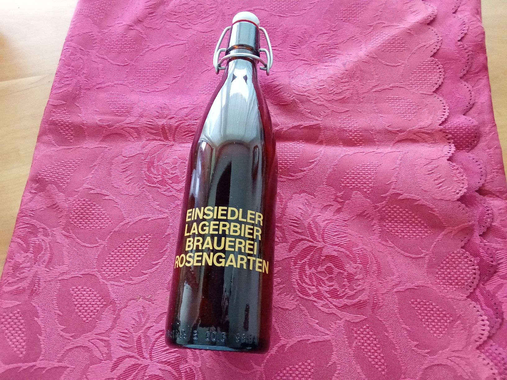 Gläser, Krüge & Flaschen: BIERFLASCHE EINSIEDLER BIER  – Gebraucht aus Muri BE von Alk 1