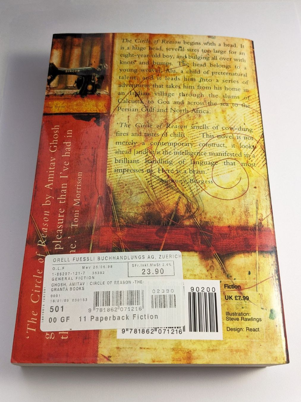 Libri: Circle of Reason by Amitav Ghosh – Usato da Meilen venduto da GypsyCat 1