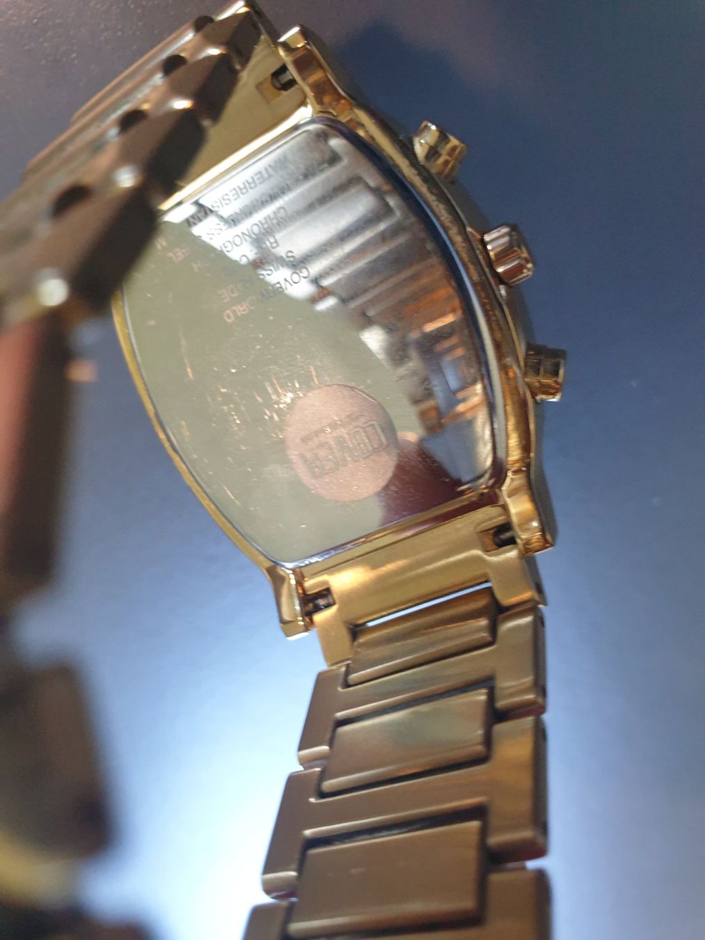 Uhren: Cover Chronograph goldfarbig CO91.PL2M – Gebraucht aus Bettlach von mir_9g9w 2