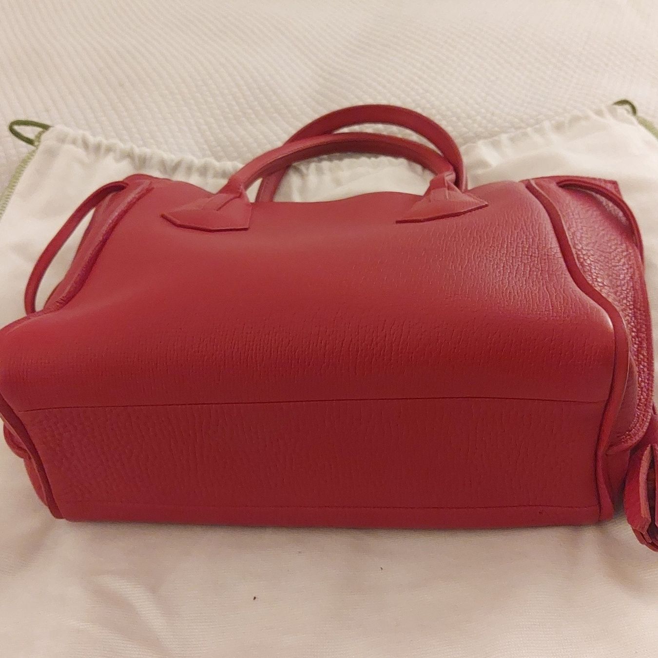 Longchamp Borse da donna: Original Longchamp Cuir Rouge – Usato da Trélex venduto da autard 2