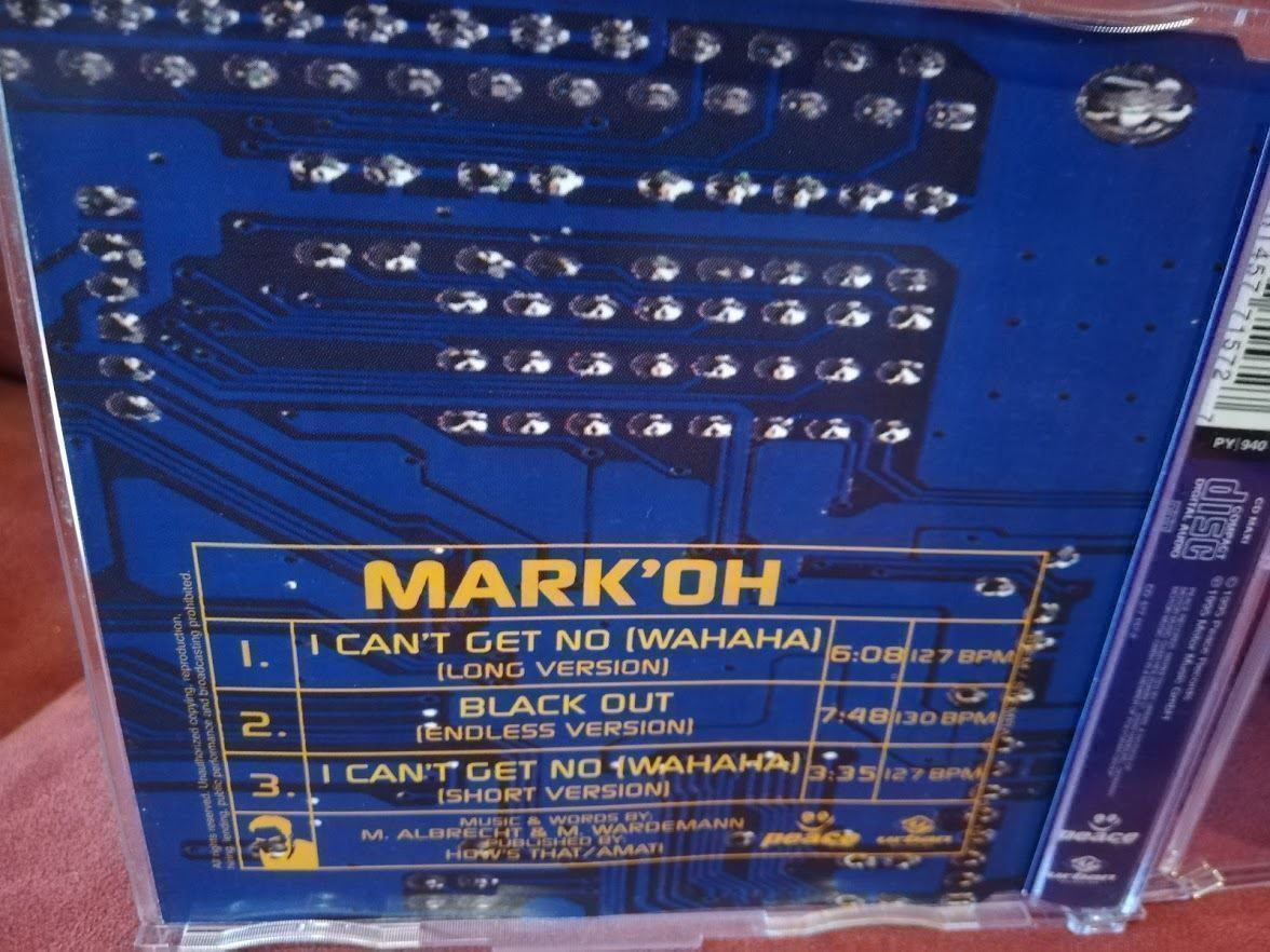 CD: Mark'Oh CD Single I Can't get – Usato da Zofingen venduto da noise123 2