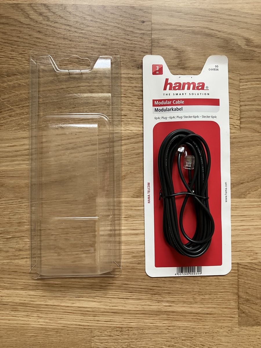 Hama Cavi: Modular Kabel 6p4c Hama - Neu & Originalverpackt – Nuovo (secondo la descrizione) da Urdorf venduto da Chrugitsch