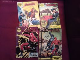 4 Comic-Hefte, L'Uomo Mascherato, Mandrake, VINTAGE 1964