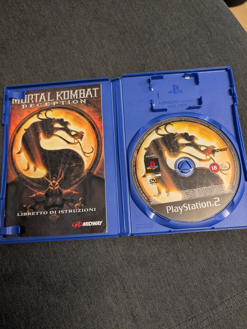 Jeux: Mortal combat deception Sony playstation 2 – D'occasion à Giubiasco par Ticinerd 2