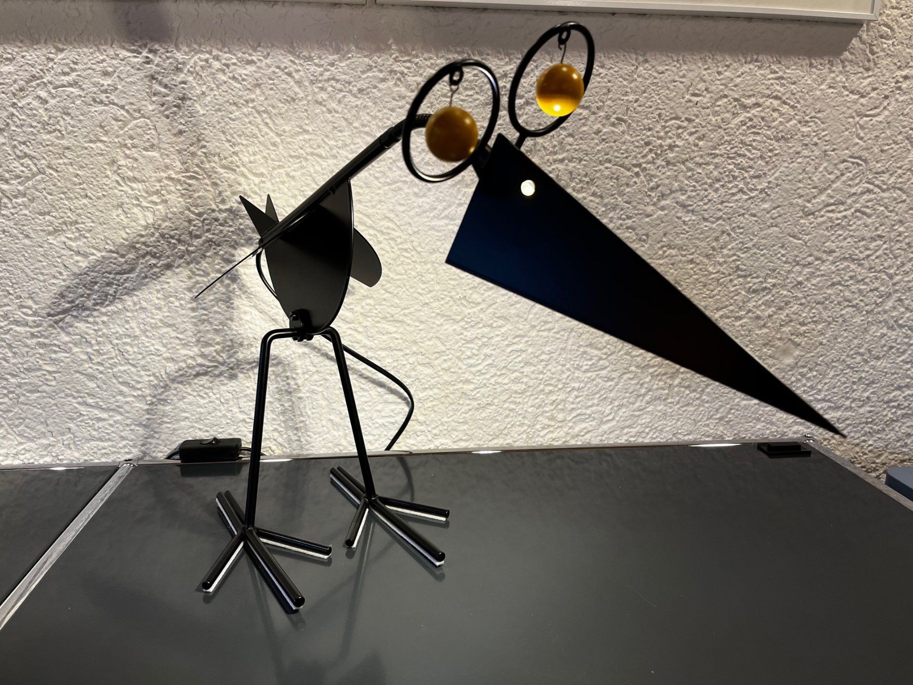 Lampade: Optelma OA 2 Vogel Lampe Rabe – Usato da Liebefeld venduto da Dr.Eames 3