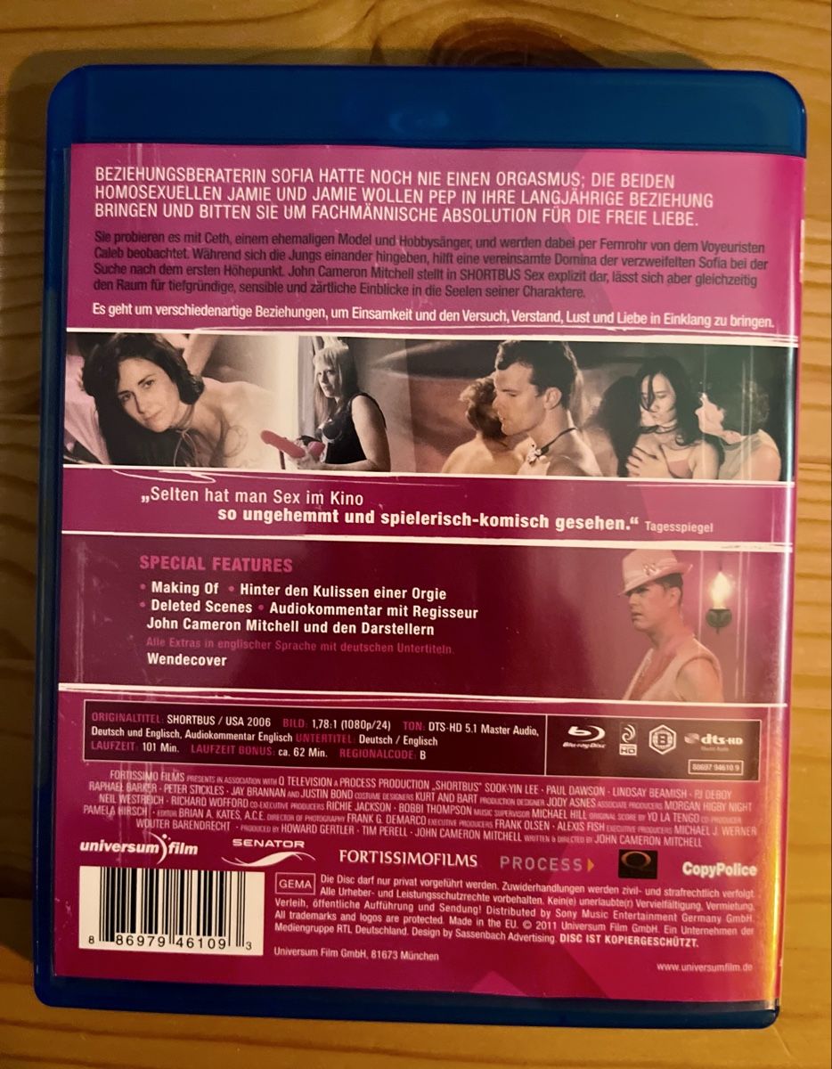 Tous les DVDs: Shortbus (2011) - ungeschnittene Version – D'occasion à Inkwil par RetrOhyeah_Schweiz 1