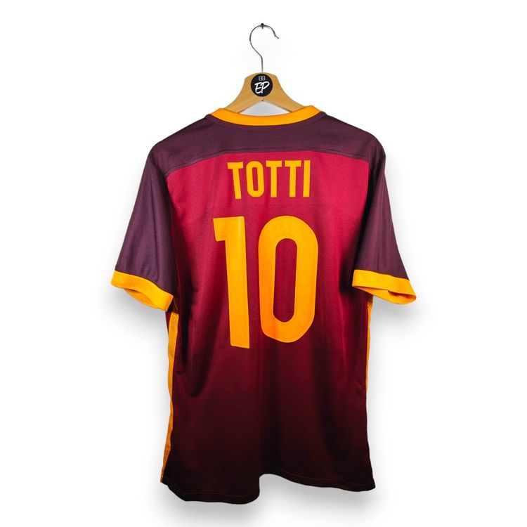 ORIGINAL 1516 AS Roma Player Version Home Trikot Totti 10 L Kaufen auf Ricardo