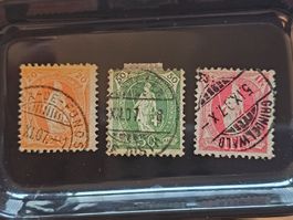 CH 1907 Helvetia 86C / 90C / 91C SBK Fr. 75.--