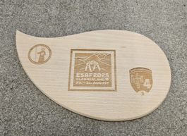 ESAF 2025 Holz Schneidebrett