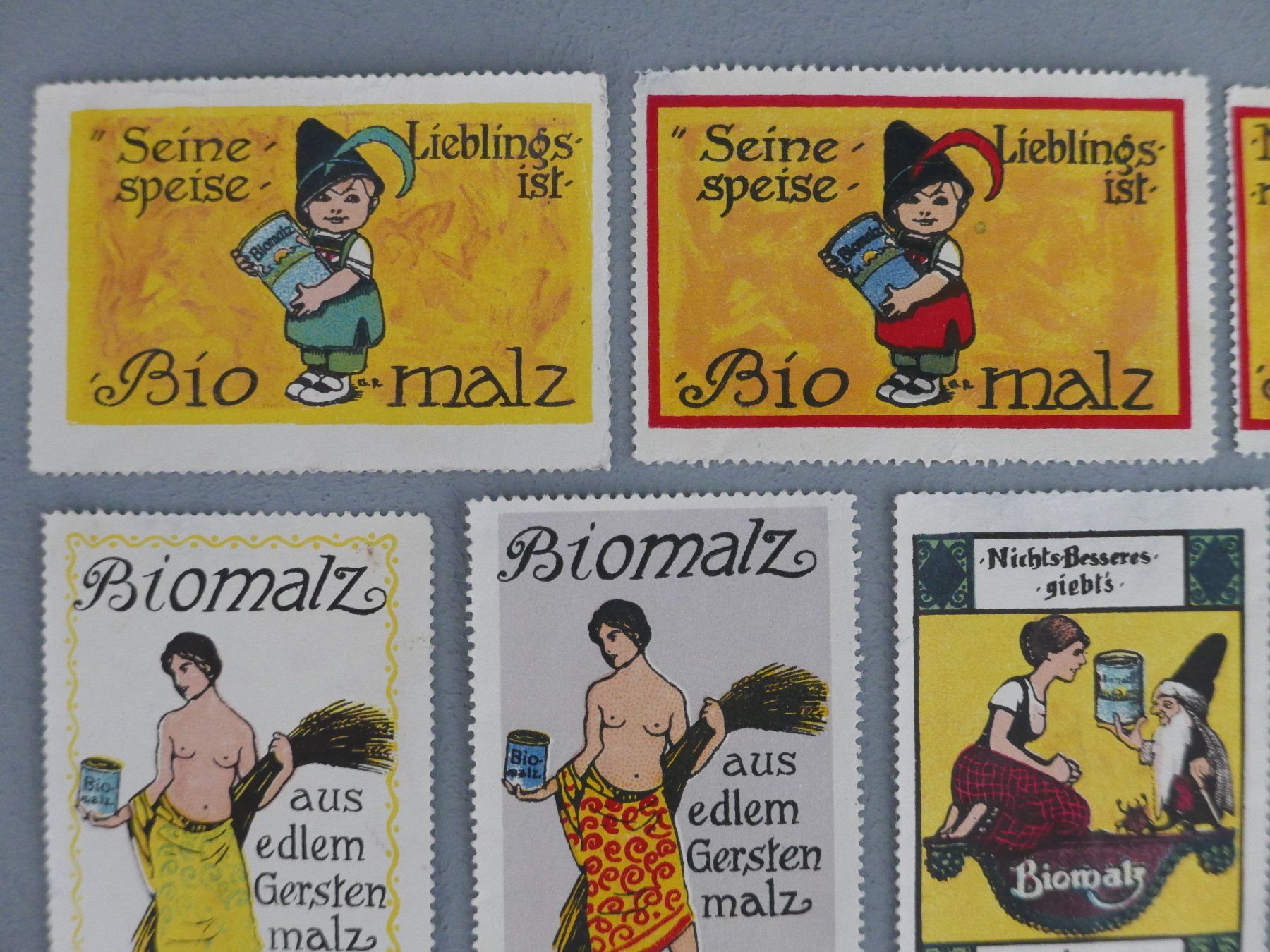 Tous les timbres: ALTE REKLAMEMARKEN BIOMALZ – D'occasion à Balgach par Zwischenraum 1