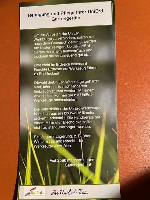 Alle Werkzeuge: UniErd Krümelo Garten-Werkzeug – Neu und originalverpackt aus Mönchaltorf von lubusc 3
